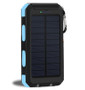 Dual-Port USB Solar Power Bank with Compass and LED Lights - Your First Choice for Adventures