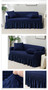 Euro Jacquard Sofa Covers With Skirt  Furniture Sofa Slipcovers Elastic Sofa Covers For Living Room