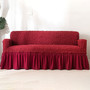 Euro Jacquard Sofa Covers With Skirt  Furniture Sofa Slipcovers Elastic Sofa Covers For Living Room