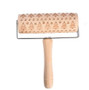 Embossed rolling pin for baking christmas cookies with handle