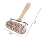 Embossed rolling pin for baking christmas cookies with handle