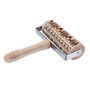 Embossed rolling pin for baking christmas cookies with handle