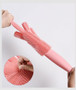 Magic silicone dishwashing scrubber gloves