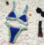 Sexy Handmade Crochet Bikini Women Swimsuit Crochet Swimwear Female Brazilian Bikini Set Beach Wear Clothes Bathing Suit