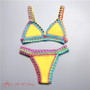 Sexy Handmade Crochet Bikini Women Swimsuit Crochet Swimwear Female Brazilian Bikini Set Beach Wear Clothes Bathing Suit