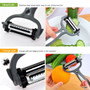 Multifunctional 360 Degree Rotary Kitchen Tool Vegetable Fruit Potato Carrot Peeler Grater Turnip Cutter Slicer Melon Gadget