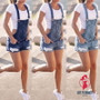 Women Summer Denim Bib Overalls Jeans Shorts Jumpsuits And Rompers Playsuit