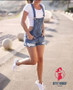 Women Summer Denim Bib Overalls Jeans Shorts Jumpsuits And Rompers Playsuit