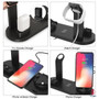 4 in 1 Wireless Charging Dock Station 10W Qi Fast Charger Stand Holder