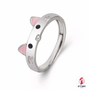 Fashion Little Mouse Ring Temperament Lovely Ring for Girls Open Rings Jewelry