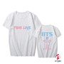 KPOP BTS Bangtan Boys FAKE LOVE O-Neck Hip Hop Tshirt