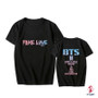 KPOP BTS Bangtan Boys FAKE LOVE O-Neck Hip Hop Tshirt