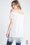 Women's Off shoulder Lace Top