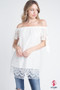 Women's Off shoulder Lace Top