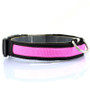 Nylon pet dog collar led light night safety