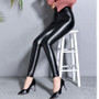 Plus Size Winter Leather Pants Warm Velvet Pant