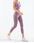 Anti-sweat High Waist Sport Workout Tight Plain Soft Nylon Yoga Pant