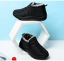 Warm Plush Fur Ankle Winter Female Slip On Flat Casual Shoes