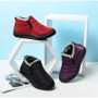 Warm Plush Fur Ankle Winter Female Slip On Flat Casual Shoes