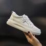 Genuine Leather Casual Shoes Sneakers  Light White Sneakers Platform