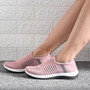Flat Shoes Knit Casual Slip On Vulcanized Mesh Soft Breathable Sneaker