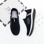 Flat Shoes Knit Casual Slip On Vulcanized Mesh Soft Breathable Sneaker