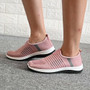 Flat Shoes Knit Casual Slip On Vulcanized Mesh Soft Breathable Sneaker