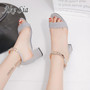 Autumn Flock pointed sandals sexy high heels female summer shoes