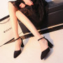 Autumn Flock pointed sandals sexy high heels female summer shoes