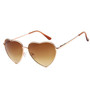 Vintage Heart Sunglasses Brand Designer Candy Color Gradient