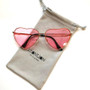 Vintage Heart Sunglasses Brand Designer Candy Color Gradient