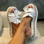 Fashion Bow Slipper Flip-flops Beach Shoes