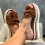 Fashion Bow Slipper Flip-flops Beach Shoes