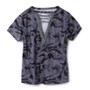 Loose Camouflage Printed Casual Tops T-shirt