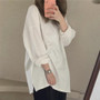 Loose T-Shirts Solid Bottoming Long Sleeve Casual Minimalist Style