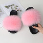 Casual Fur Flat Non-slip Solid Slides Large Size Slippers