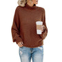 Knitted Casual Knit Long Sleeve Pullover Loose Sweater