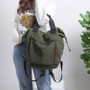 Fashion Nylon Waterproof Backpack Casual Solid Color Travel