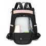 Casual Oxford Backpack Black Waterproof Nylon School Bags