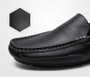 Genuine Leather Men Casual Shoes Loafers Breathable Slip on