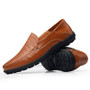 Casual Genuine Leather Loafers Moccasins Breathable Boat Shoes