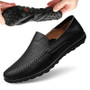 Casual Genuine Leather Loafers Moccasins Breathable Boat Shoes