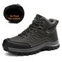 Winter Snow Boots Waterproof Leather Sneakers