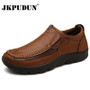 Leather Casual Loafers Moccasins Breathable Slip on