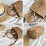 Straw Bags Rattan Bag Woven Beach Bag Bohemia