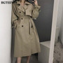 Office Ladies Double Breasted Trench Coats