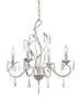 Climbing Vine Chandelier - White Clear