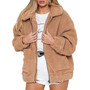 Faux Fur Coat Teddy Bear Thick Warm Fake Fleece Fluffy Jackets