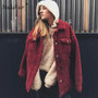 Loose Lamb Faux Fur Coats Casual Winter Plush Teddy Jacket Coat