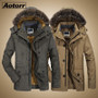 Men's Fur Collar Windproof Parkas Winter Jacket